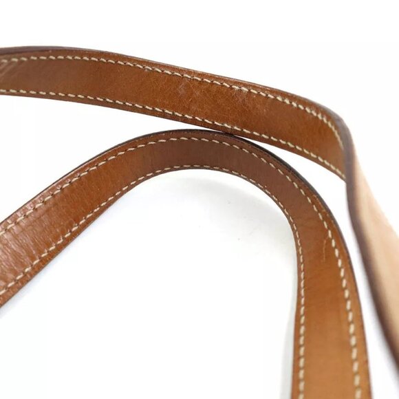 Auth CELINE Macadam Handbag Brown PVC/Leather/Goldtone authentic - Picture 6 of 16